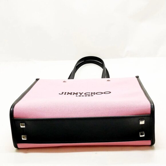 JIMMY CHOO Tote Bag Pink Leather 494-042825 - Picture 5 of 13